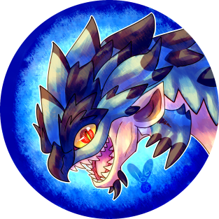 Huntable Monsters - Azure Rathalos Magnet