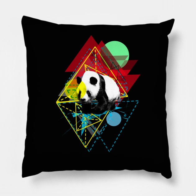 Panda Pillow by IvaNova78