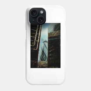 30 St Mary Axe The Gherkin London England Phone Case