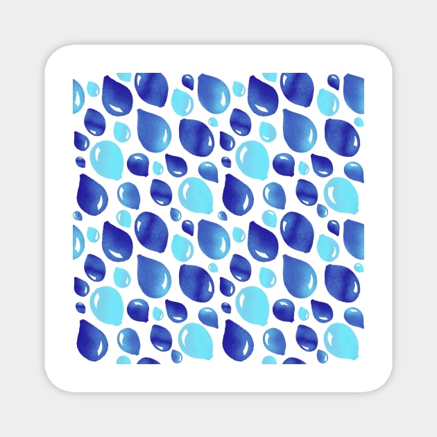 Blue Party Balloon Pattern Magnet by OneLook