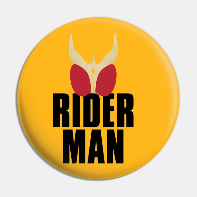 Kuuga Rider Man Pin by Punch Black
