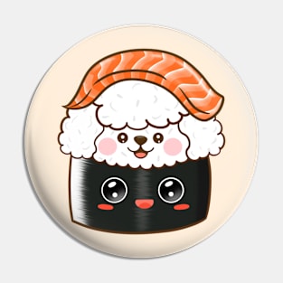 Sushi poodle2 Pin