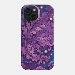 Other Worldly Designs- nebulas, stars, galaxies, planets with feathers Phone Case