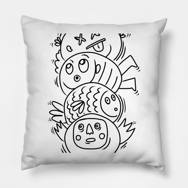 totem Pillow by Angel Rivas