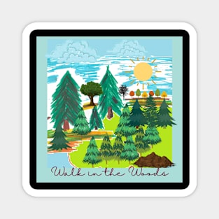 Walk in the Woods Magnet