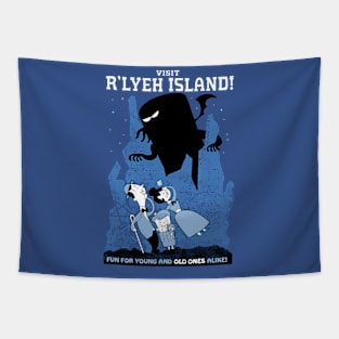 Visit R'lyeh Island Tapestry