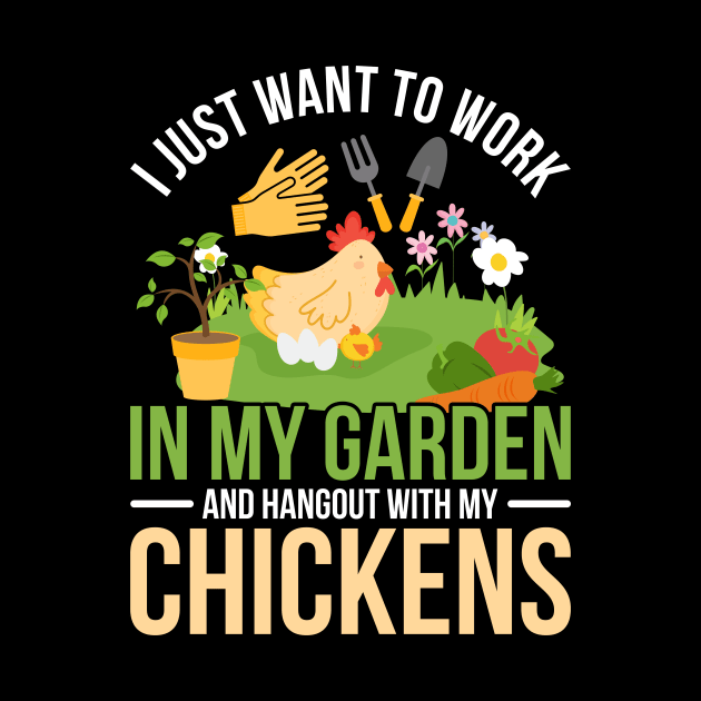 Farm Animal Garden Farmer Pet Chicken by shirtsyoulike