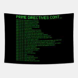 Prime Directives 4 Tapestry