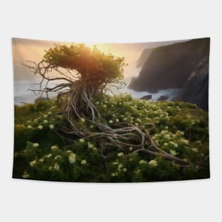 Bluffs Blossom Tendrils Tapestry