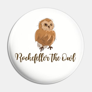 Rockefeller the Owl New York Pin