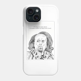 Manny The Beard Model From Black Books. Phone Case