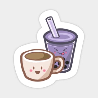 Taro Boba and Coffee xP Magnet