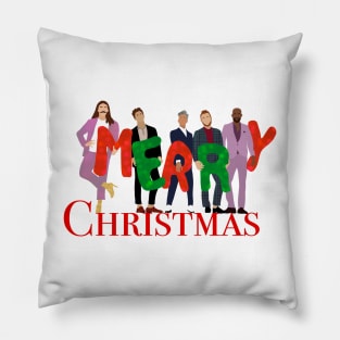 Fab 5 Christmas Pillow