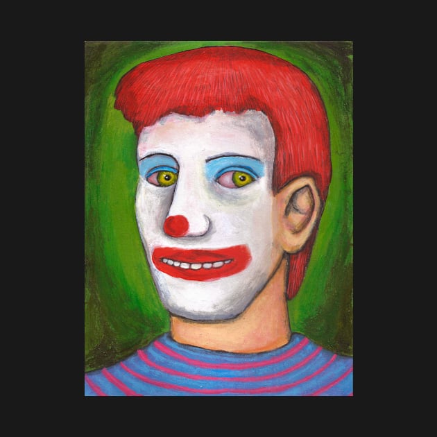 Clown Selfportrait by Majenye