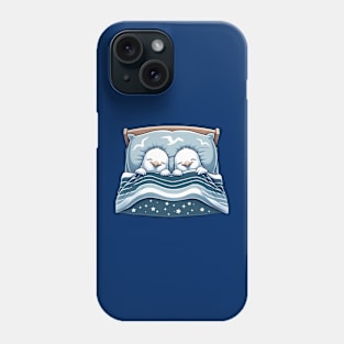 Cute Sea Gulls Sleeping In Bed Together Phone Case