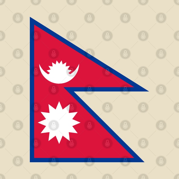 Nepal Flag by Historia