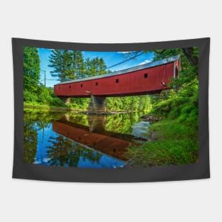 Sawyers Crossing Covered Bridge Tapestry