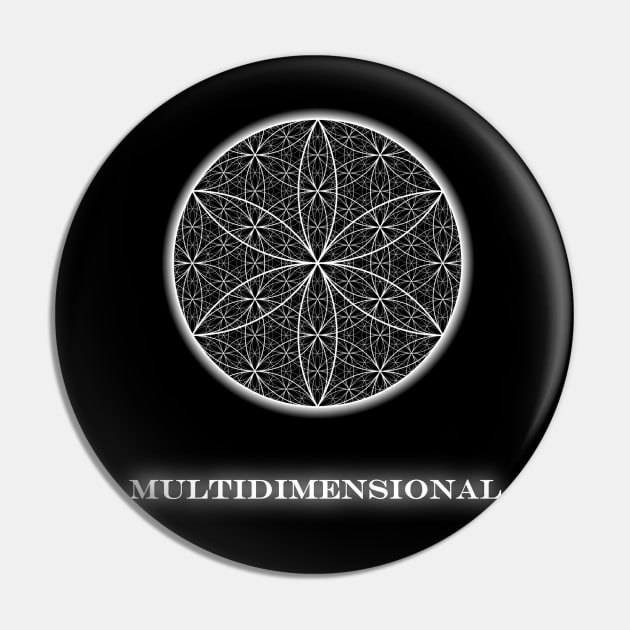 MultiDimensional Flower of Life Pin by ShineYourLight