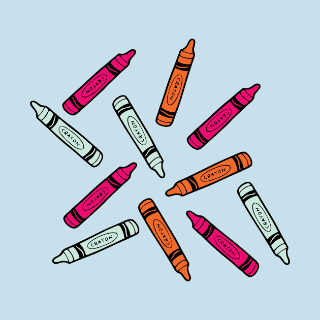 Crayons Pattern by evannave