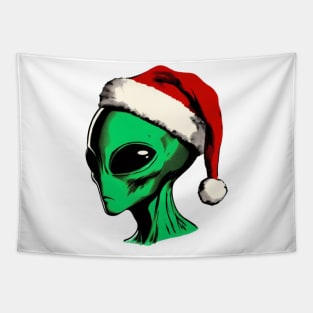 xmas alien Tapestry