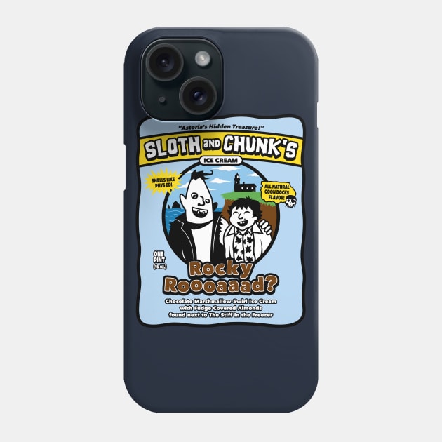 Sloth and Chunk's Ice Cream Phone Case by mikehandyart