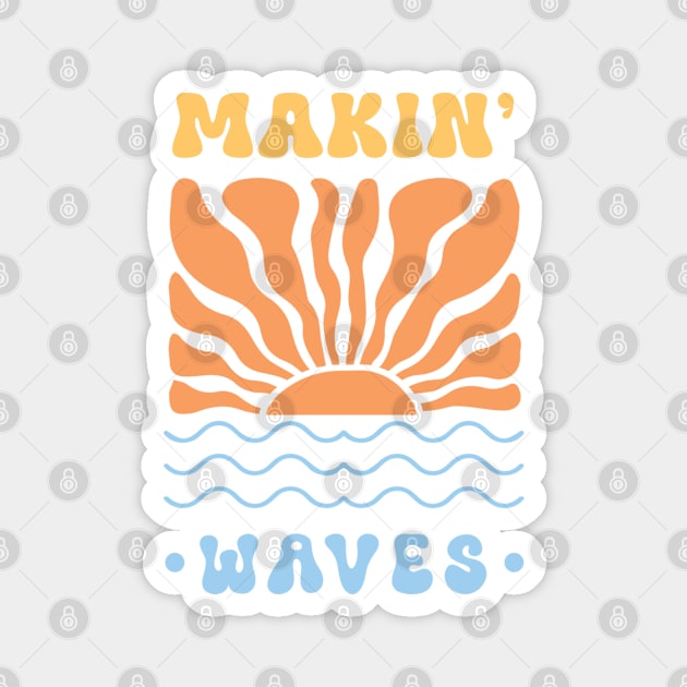 Makin' Waves Magnet by TurnEffect