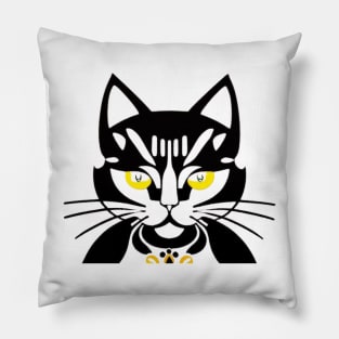 black cat Pillow