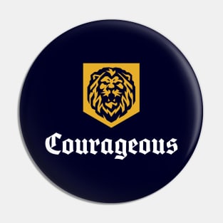 Be Strong and Courageous Pin