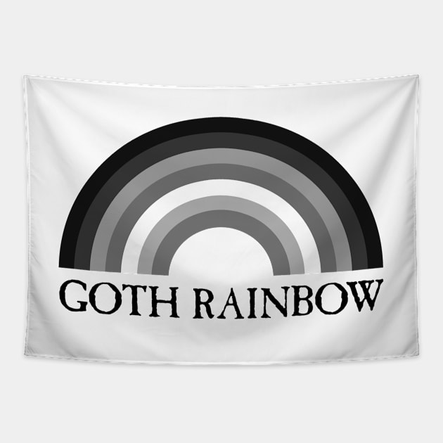 GOTH RAINBOW Tapestry by conform