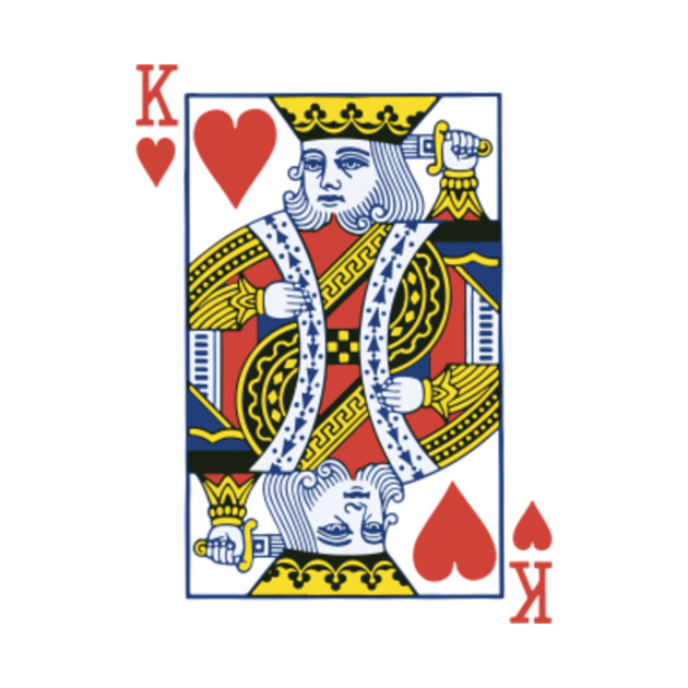 King of Hearts - Cards - T-Shirt | TeePublic
