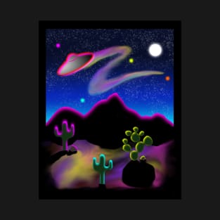 UFO Desert Party T-Shirt