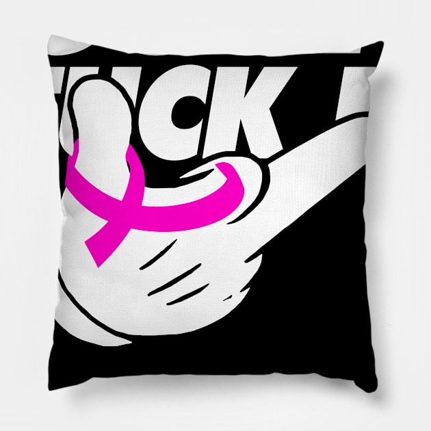 Breast Cancer Syndrome Awareness Warrior Support Breast Cancer Syndrome Gifts Pillow by ThePassion99