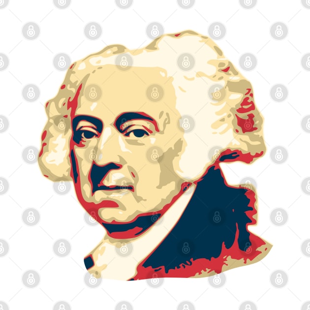 John Adams Pop Art by Nerd_art