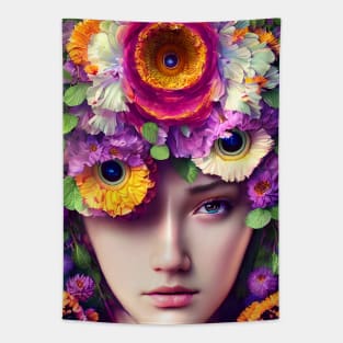 Floral Fashion Tapestry