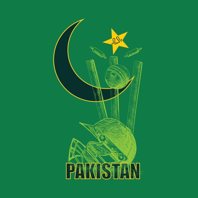 Pakistan Cricket Home Flag Memoribilia by CGD