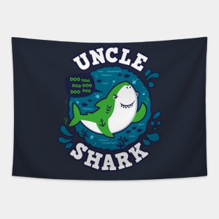 Uncle Shark (trace) Tapestry