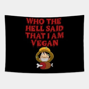 I am not vegan #meatlover Tapestry