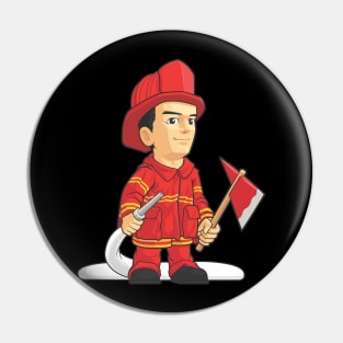 Firefighter Boy Pin