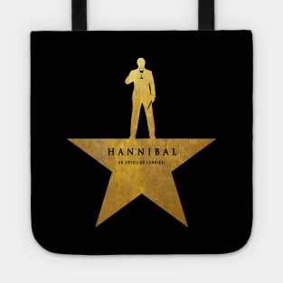 HANNIBAL: An American Cannibal (gold texture) Tote