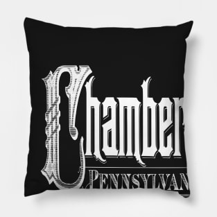 Vintage Chambersburg, PA Pillow