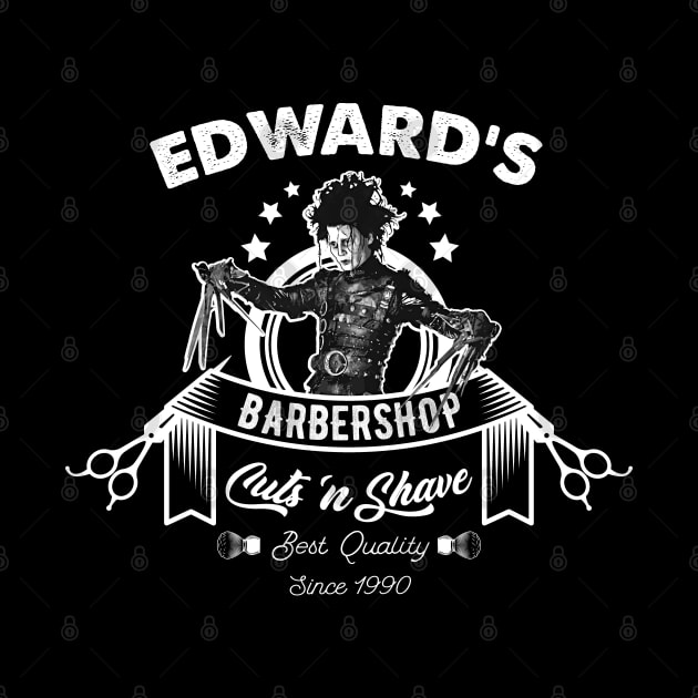 Edward's Barbershop by Alema Art
