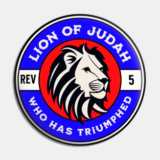 Lion of Judah Name of Jesus Christ Religious Religion Faith Christian Scripture Bible Holy King Gospel Pin