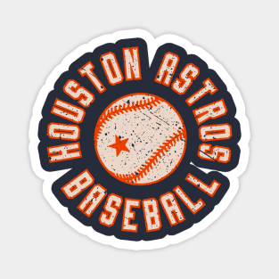 VINTAGE Houston Astros Baseball Magnet