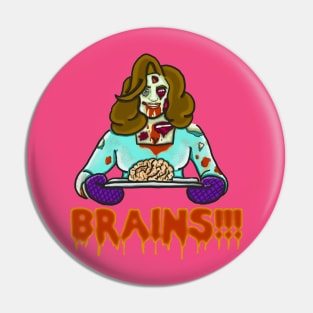 Brains!!! Pin