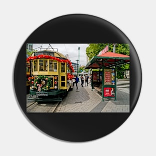 Christmas Tram - Christchurch New Zealand Pin