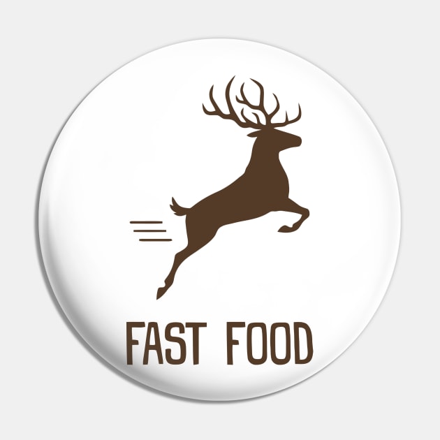 Fast Food Deer Pin by Ramateeshop