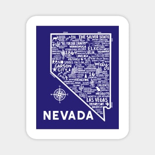 Nevada Map Magnet