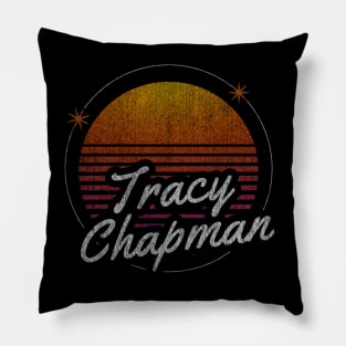 tracy chapman retro dark moon Pillow