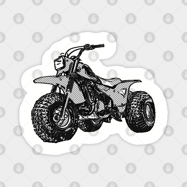 ATC 250R 1982 Magnet by AdorableBadassRacing