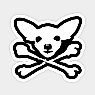 Chihuahua Crossbones Magnet